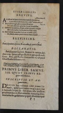 Primus Liber Samuelis, ...