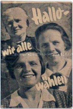 Propagandaschrift der SPD zur Wahl des Preußischen Landtags 1924