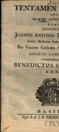 Tentamen Medicum