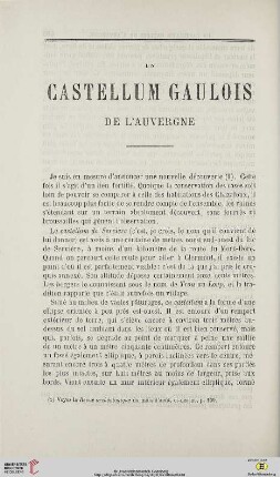 N.S. 10.1864: Un castellum gaulois de l'Auvergne