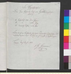 Brief von Frommann, Karl Friedrich Ernst an Goethe, Johann Wolfgang von