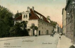 Leipzig: Theater-Gasse [Großstadt-Idyll]