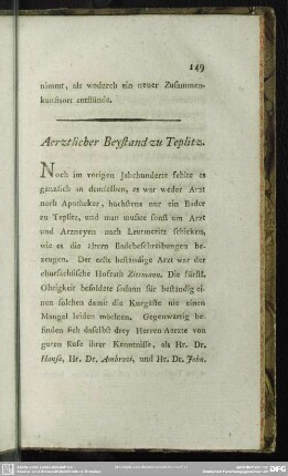 Aerztlicher Beystand zu Teplitz