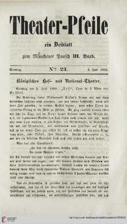 Nro. 23 (9. Juni 1850)