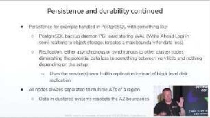 Stateful systems on immutable infrastructure