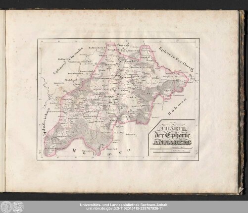 Charte der Ephorie Annaberg