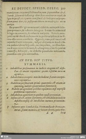 De nullitate ex defectu inhabilitatis, seu mandati comparetium, & unde ac quibus modis regulariter proveniat