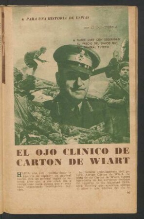 El ojo clínico de Carton de Wiart