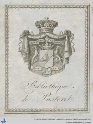Exlibris (Aus: UB Freiburg, NB 1/223)
