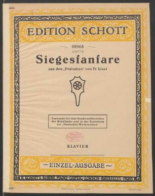 Siegesfanfare aus den "Präludien" : Klavier