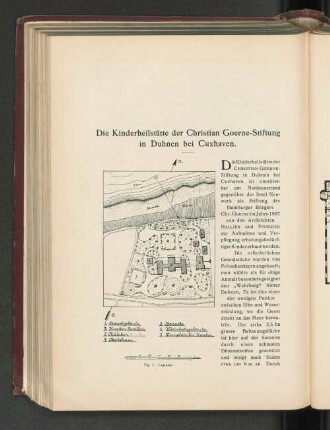 Die Kinderheilstätte der Christian Goerne-Stiftung in Duhnen bei Cuxhaven.