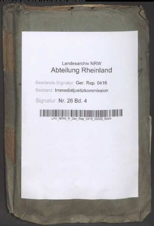 Sammlung von Gesuchen um Erlassung, Milderung oder Verwandlung erkannter Strafen.