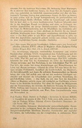 234-235 [Rezension] Massi, Pacifico, Nella storia della salvezza. (Principi di teologia biblica)