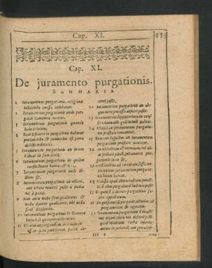 Cap. XI. De iuramento purgationis.