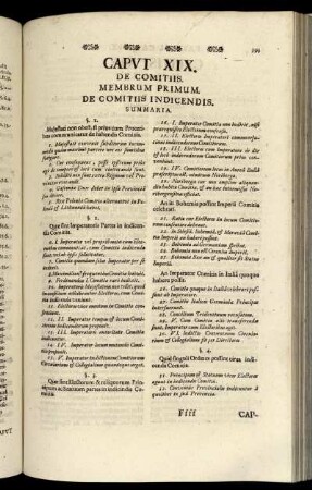Caput XIX. De Comitiis.