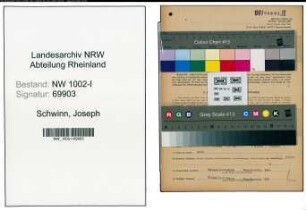 Entnazifizierung Joseph Schwinn , geb. 14.03.1900 (Werkmeister)