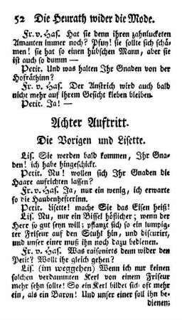 Achter Auftritt. Die Vorigen und Lisette