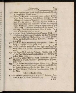 647-668, Geographica.; Chronologica.; Genealogica.; Varia Historica.