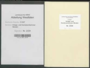 Erblicher Verkauf der Elsemühle nordöstlich von Bünde (Amt Limberg, Vogtei Bünde) - Band 1