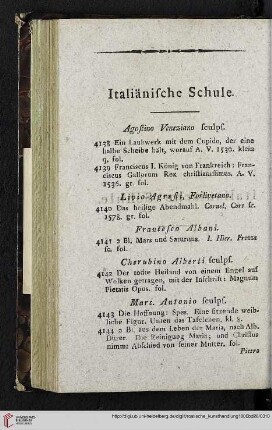 Italiänische Schule (Nr. 4138-4779)