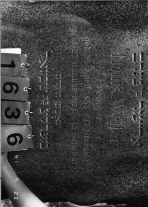 Grabstein 1636 [Hahn S. 222 Grab-Nr. 2291/92]: Grabstein 1636 (Detailaufnahme 2) [Hahn S. 222 Grab-Nr. 2291/92]