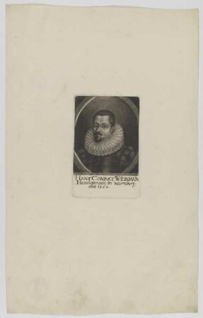 Bildnis des Hans Conrad Weinman