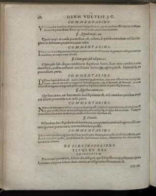 Titulus XXI. - XXV.