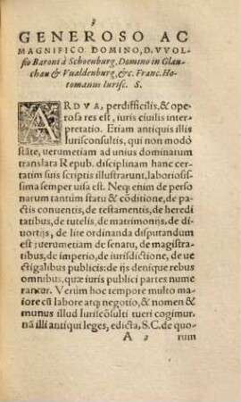 Francisci Hotomani iurisconsulti observationum liber ... Observationes. 4. (1575). - 67 S.