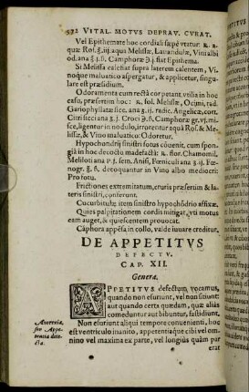 De Appetitus Defectu. Cap. XII.