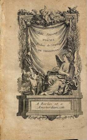 Les Saisons : Poëme ; Orné de Figures en Taille-douce, 1
