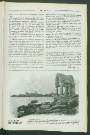 O mundo pittoresco : Ploumanach, nas costas do norte da França