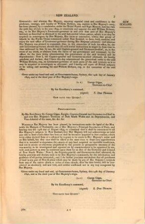 New Zealand : Despatches from the governor of Ne South Wales relative to New Zeanland ; Ordered ... to be printed 29 July 1840