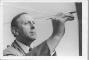 Hans Theo Richter (1902-1969; Maler, Grafiker). Aufnahme nach 1965