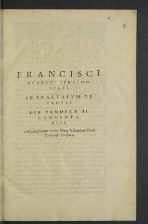 In tractatum de pactis. Lib. pandect. II. Commentarius