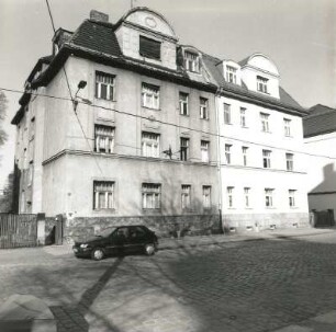Dresden-Pieschen, Leisniger Straße 62/60. Doppelwohnhaus (um 1905). Straßenansicht