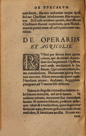 De origine Imperii Turcorum eorumque administratione et +& disciplina : brevia quaedam capita notationis loco collecta