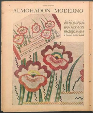 Almohadón moderno [Dibujos]