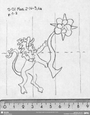 W-Dl-523 Löwe / Blüte