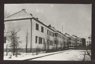 Pinneichenstraße im Winter. Detmold