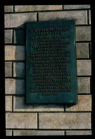Oper/ Knobelsdorff 9.6.73.