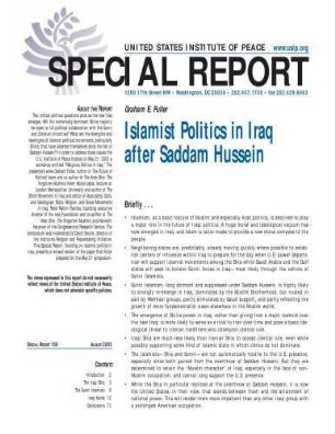 Islamist politics in Iraq after Saddam Hussein