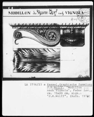 Modillon & nach Vignola