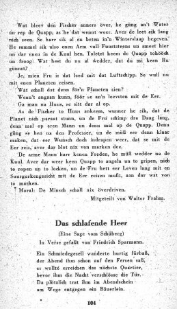 Das schlafende Heer