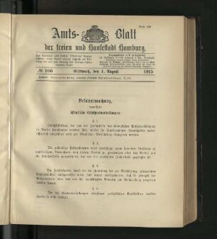 No. 166, 4. August 1915
