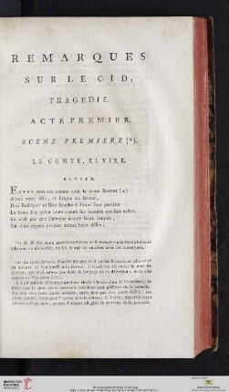 Remarques sur le Cid