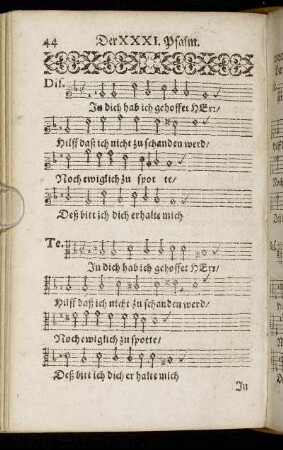 Der XXXI. Psalm. - Der LXVII. Psalm.