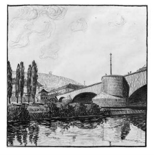 Brücke im Saarland (Bauzeichnung)