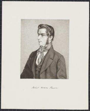 Icones Professorum Marpurgensium — Bildnis des Robert Wilhelm Bunsen (1811-1899)