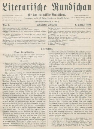 33-38 Neuere Predigtliteratur : Schluß