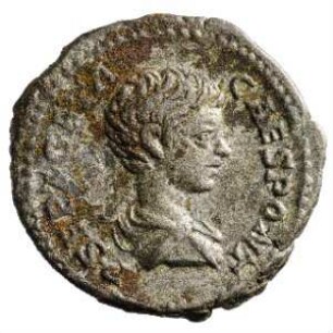Münze, Denar, 200 - 202 n. Chr.